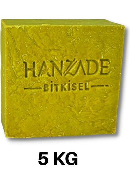 Hanzade Bitkisel Doğal El Yapımı Yeşil Siirt Bıttım Sabunu 5 Kg