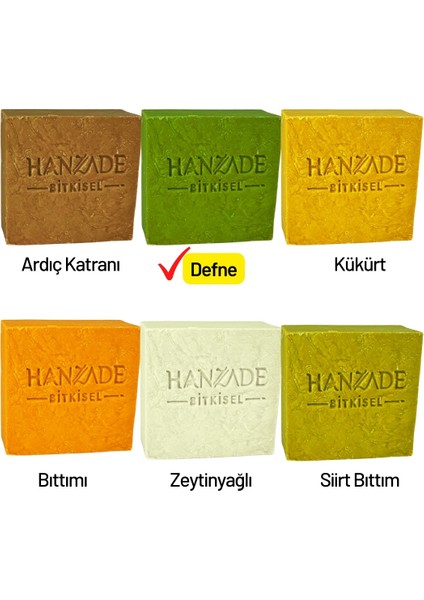 Hanzade Bitkisel Doğal El Yapımı Hatay Defne Sabunu 1 Kg