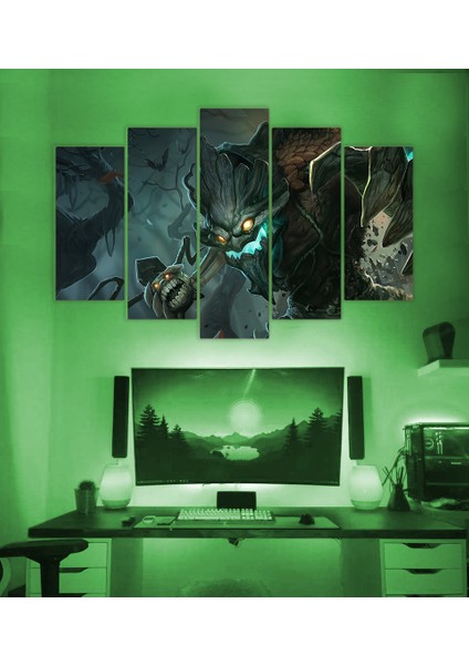 5'li Mdf League Of Legend Maokai Tablo 60 x 90 cm