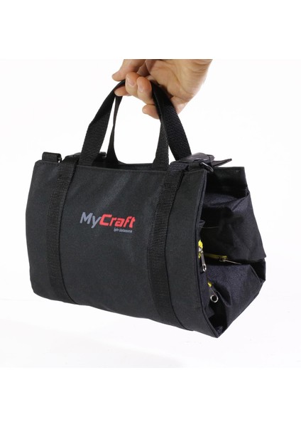 Takım Çantası Katlanabilir Bez Alet Sağlam Kumaş Çanta 48 x 28 cm