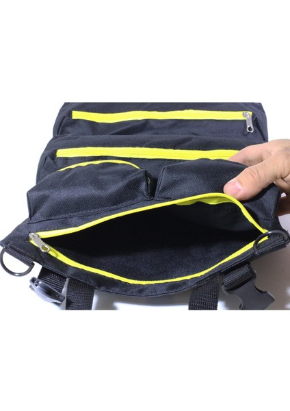 Takım Çantası Katlanabilir Bez Alet Sağlam Kumaş Çanta 48 x 28 cm