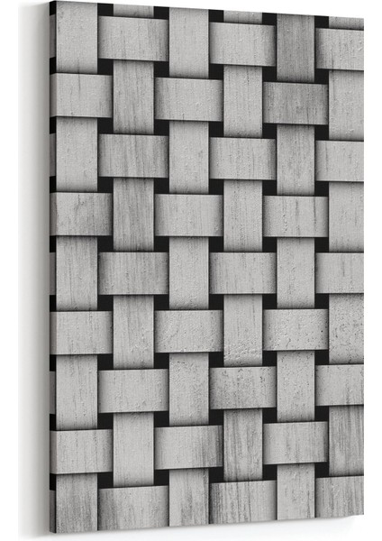 10025D Abstract 3 Boyut Görsel Dikey Kanvas Tablo
