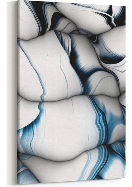 10299D Abstract Görsel Dikey Kanvas Tablo