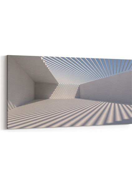 10441YD Abstract Tünel Görsel Yatay Dar Kanvas Tablo
