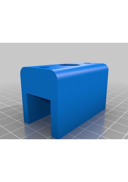 Yatay Makara Tutucu V-Yuvası CR10, Ender 3, Tevo Plastik Aparat