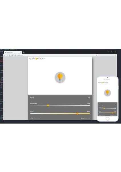 Hexagon Light Akıllı Lamba Plastik Aparat