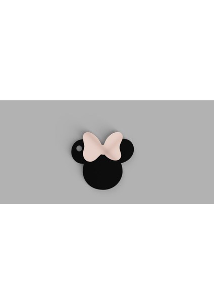 Kustomizable Name Ile Minnie Keychain Plastik Aparat
