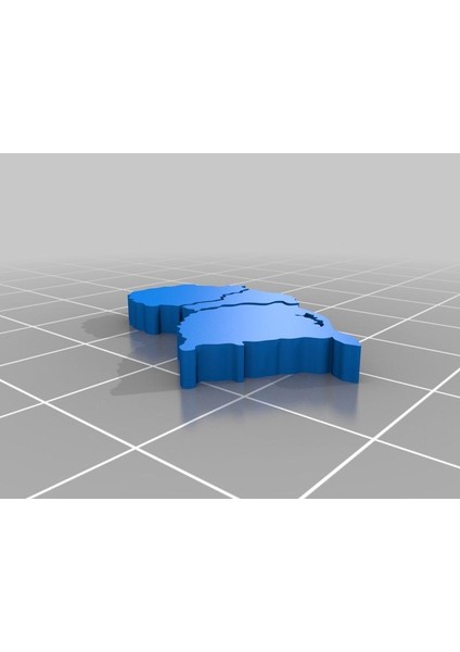 Brezilya Haritası Yapboz Plastik Aparat