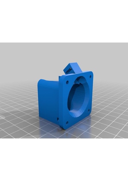 Versiyon 2 - Parça Soğutma Kanalı 40MM Fan Kossel / Akıllı Terapicore Alu Ile E3D V5 Için Sıcak Uç Fan Çalı Plastik Aparat