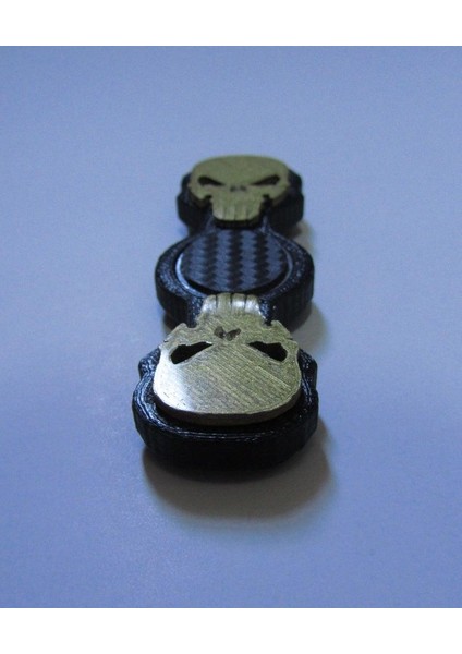 Kafatası Fidget Spinner Plastik Aparat