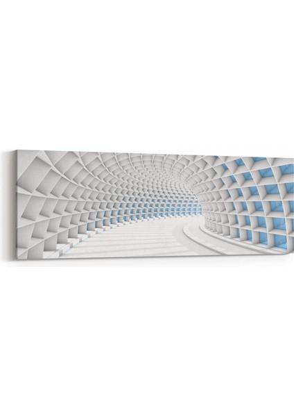 10443YI Abstract Tünel Görsel Yatay Ince Kanvas Tablo