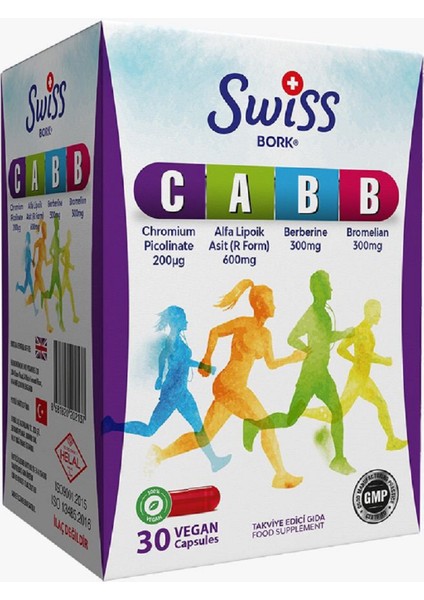 Cabb Kapsül( Chromium Picolinate, Alfa Lipoik Asit, Berberin, Bromelian)