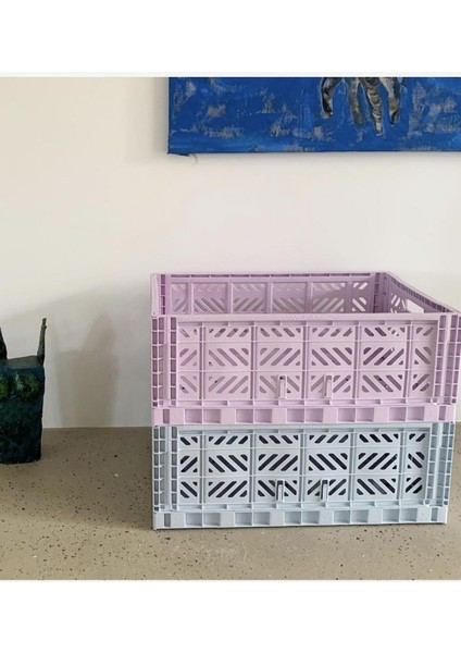 Aykasa 604022 Maxibox Violet Katlanabilir Kasa indirimleri