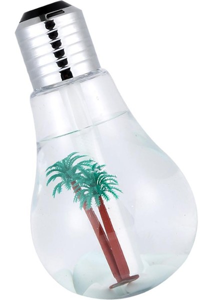 LED Lamba Ampul Ultrasonik Nemlendirici Sis Aroma Uçucu Yağ Difüzör Araba Gümüş (Yurt Dışından) fiyatları