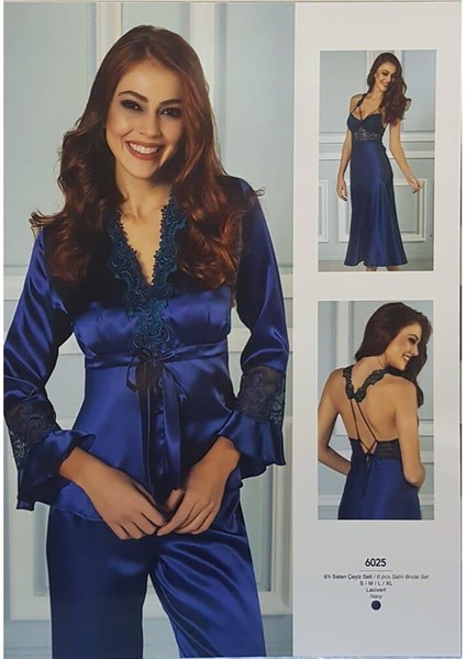 6025 Kısa Gecelikli 6'lı Set fırsatları