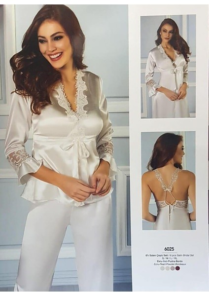 6025 Kısa Gecelikli 6'lı Set