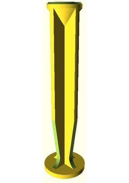 Openscad Şırınga Pistonu Plastik Aparat modelleri