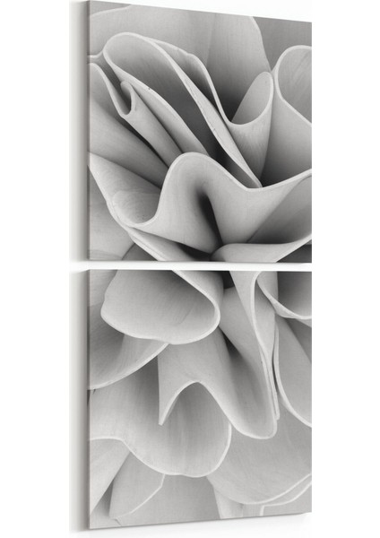 10199K2D Abstract Görsel Kare 2'li Dikey Kanvas Tablo
