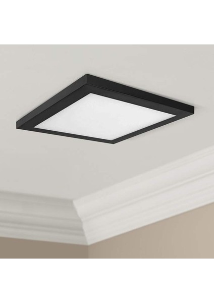 AP04-01831 18W Siyah Kare Sıva Üstü LED Panel 6500K Beyaz