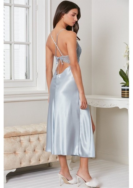 6'lı Kaplı Gecelik Sabahlık Set 6425 Mist Renk indirimleri