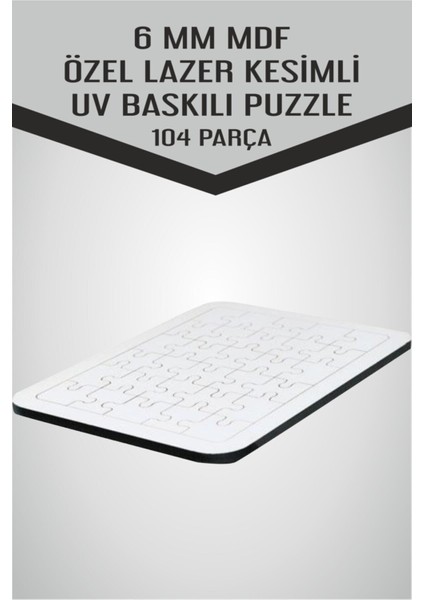 Taş Devri A3 104 Parça Ahşap Puzzle