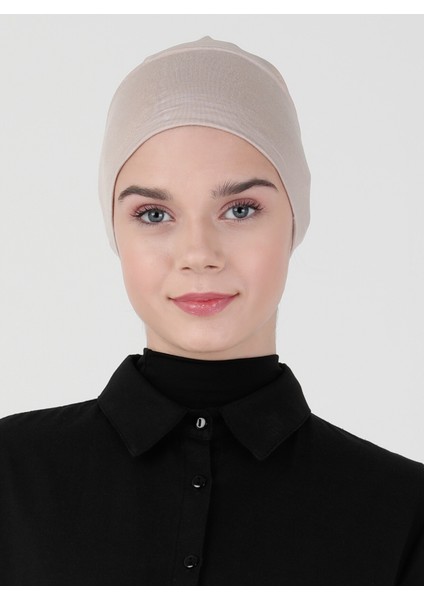 Dikişsiz Bone - 10 Açık Vizon - Ecardin