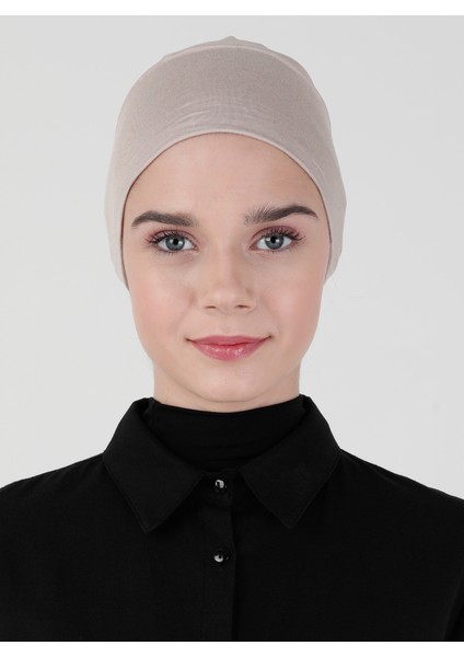 Dikişsiz Bone - 10 Açık Vizon - Ecardin modelleri