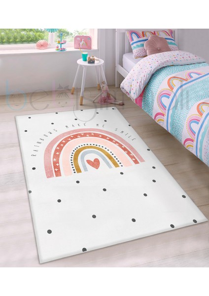 Eğitici Seksek Prenses Kız Desenli Çocuk Odası Halısı