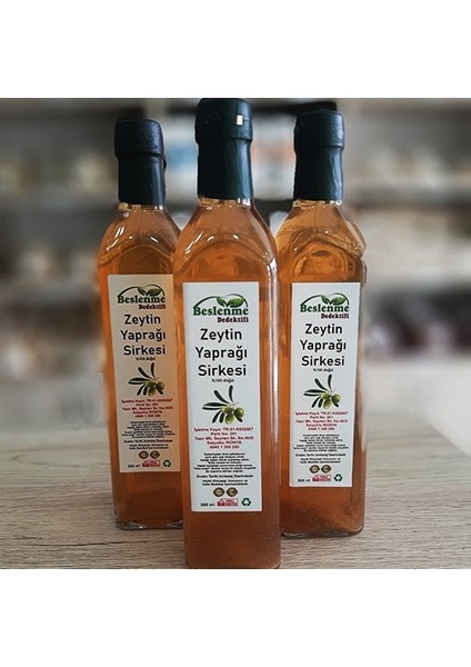 Zeytin Yaprağı Sirkesi 500 ml