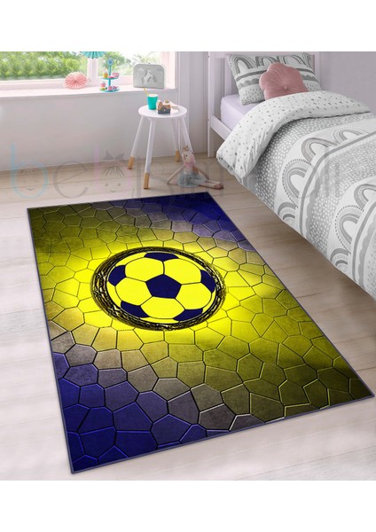 Taraftar Desenli Çocuk Odası Halısı