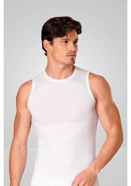 1026 Erkek Likralı Süprem Kolsuz Bisiklet Yaka