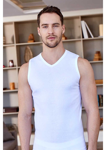 1028 Erkek Ribana Kolsuz V Yaka fiyatları