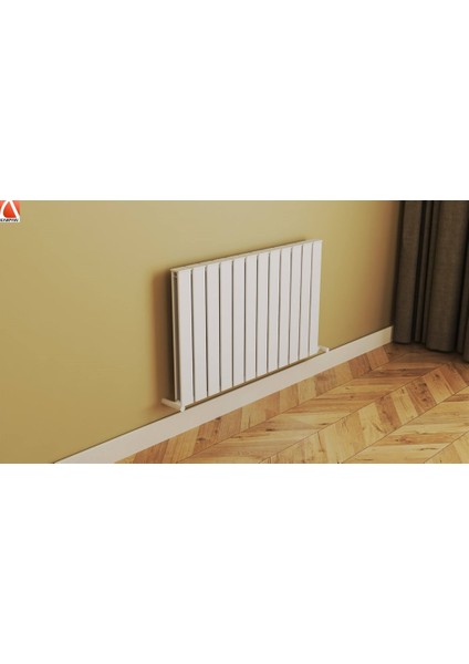 Nirvana 300X1830 23 Dilim Siyah Hibrid Dekoratif Isı Verimliliği Arttırılmış Radyatör