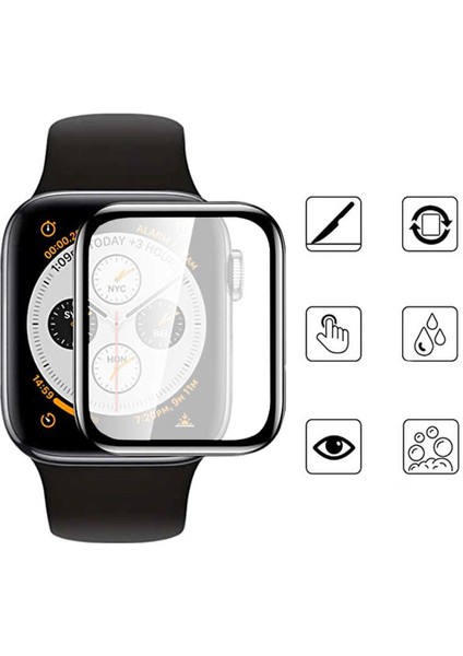 Apple Watch 38MM Full Yapışan Ppma Mat Ekran Koruyucu