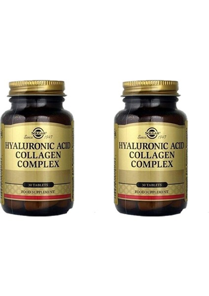 Hyaluronic Acid Collagen Complex 30 Tablet 2 Adet