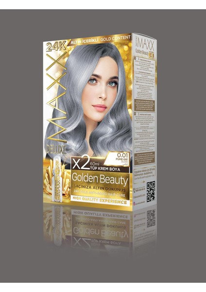 Maxx Deluxe 24K Boya 0.01 Füme Gri