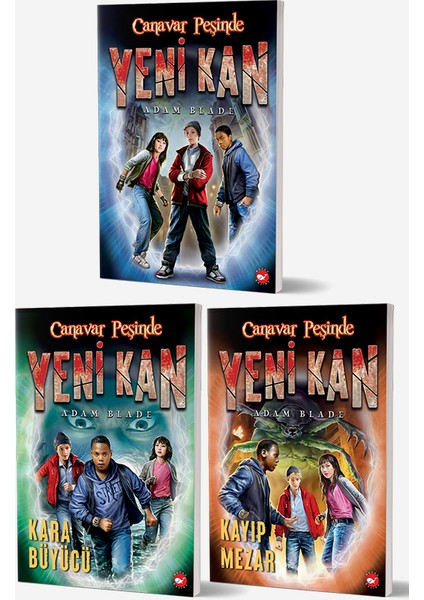 Canavar Peşinde Yeni Kan Seti - 3 Kitap - Adam Blade
