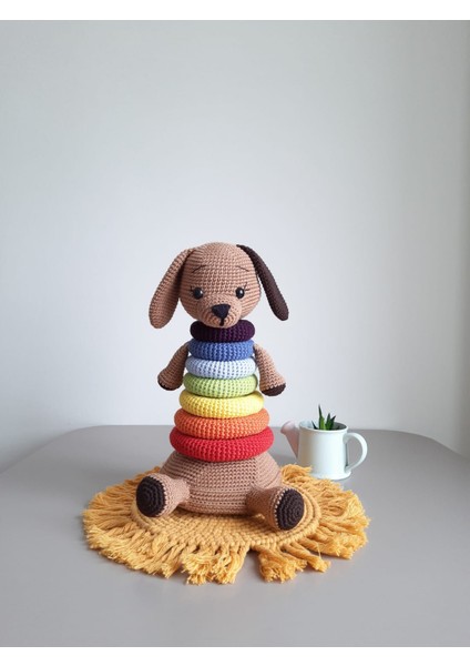 Eğitici Köpek Organik Oyuncak Bebek