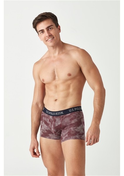Erkek Lacivert - Baskılı - Bordo 3'lü Boxer 80454 fiyatları