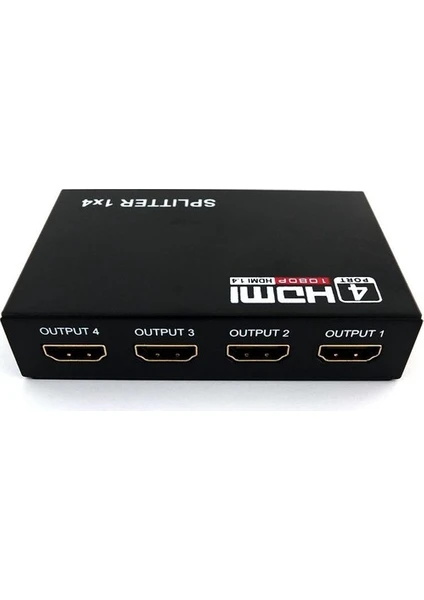 2142 HDMI Switch Splitter 4 Port Çoklayıcı Çoğaltıcı