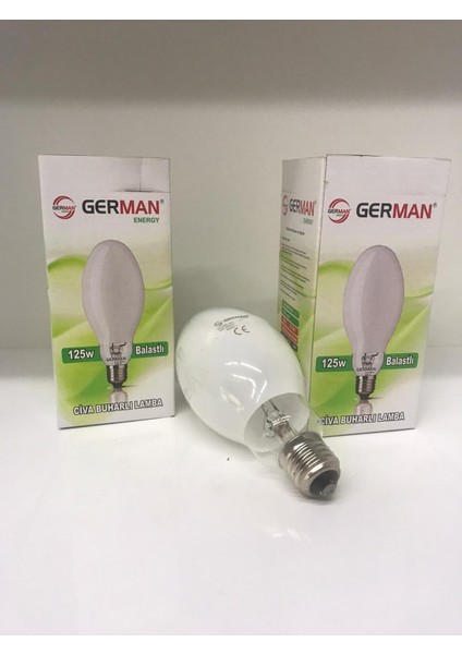 German 125W Balastlı Civa Buharlı Lamba