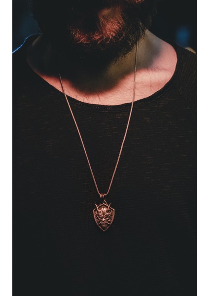 Oni Maskesi Gümüş Kolye modelleri