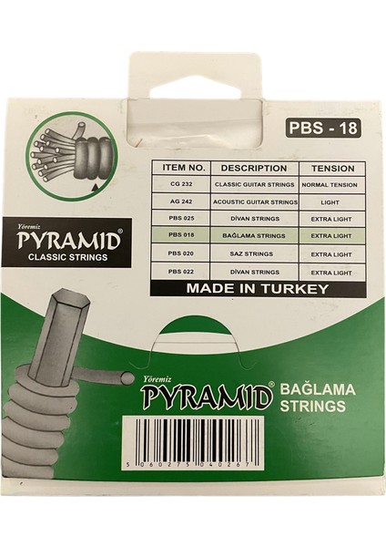 Piramit Kısa Sap Bağlama Tel
