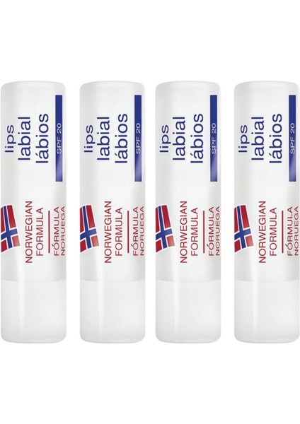 Norveç Formülü Spf 20 Dudak Nemlendiricisi 4 Adet fiyatları