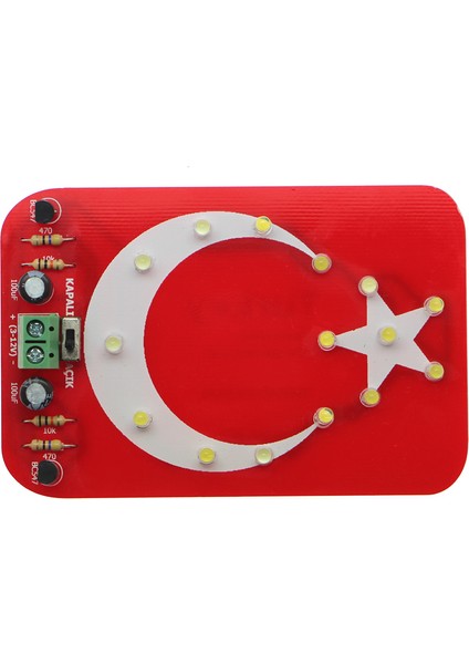 Temel Elektronik Kartı Flip Flop - Demonte Montajsız
