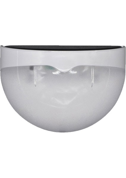 Güneş Enerjili Duvara Monte Bahçe Lambası - Beyaz (Yurt Dışından)