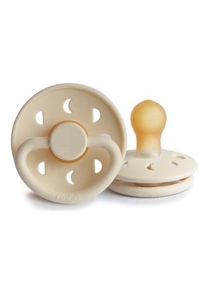 Frıgg Moon Phase Kauçuk Emzik - Cream 6-18 Ay
