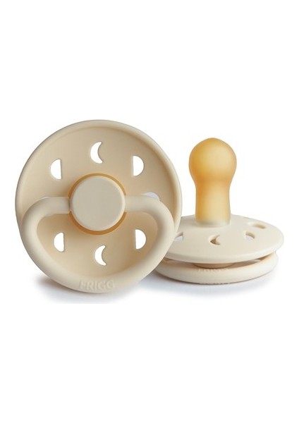 Frıgg Moon Phase Kauçuk Emzik - Cream 6-18 Ay