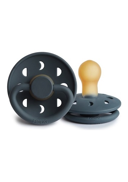 Frıgg Moon Phase Kauçuk Emzik - Slate 0-6 Ay