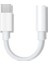 Android Type C To 3.5mm Jack Mikrofon Kulaklık Dönüştürücü 10 cm Beyaz 2